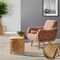Casafield 17" Round Storage Ottoman with Lid, Handwoven Water Hyacinth Footstool for Living Room, Bedroom, Bathroom, Home Office